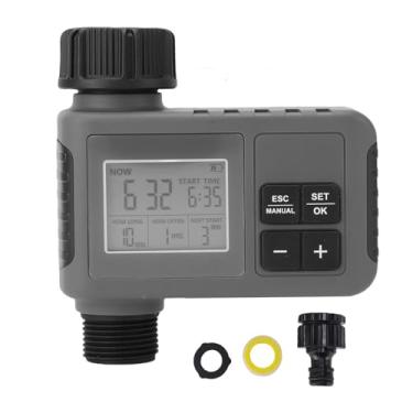 Imagem de Tnfeeon Timer de água Programável Digital 1 Timer de Torneira de Mangueira de Jardim Com Retardamento de Chuva Manual da Função e de Irrigação Automática para Economia de água No Jardim