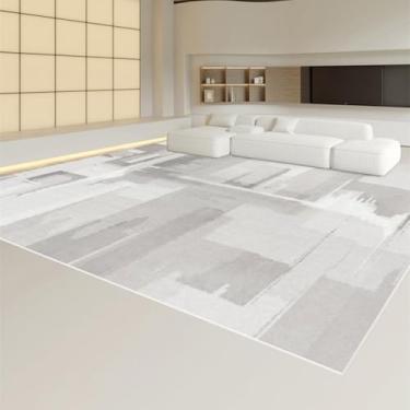 Imagem de Tapete leve e luxuoso para decoração de sala de estar, estilo minimalista, tapete para sala de estar, área grande, tapete macio para quarto e estudo (200x250 cm/P)