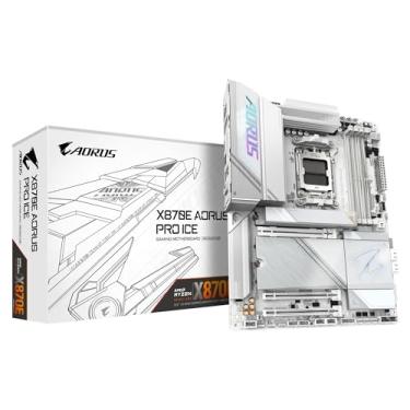 Imagem de Placa Mãe Gigabyte X870E AORUS PRO ICE WIFI 7 (AM5/4xDDR5/HDMI/DisplayPort/M.2/USB 4)