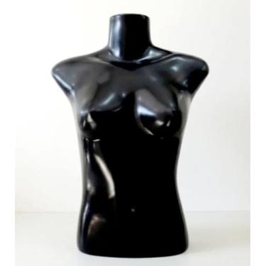 Imagem de Manequim feminino (Busto Slim N.36) na cor preto. - Ksouza Manequins