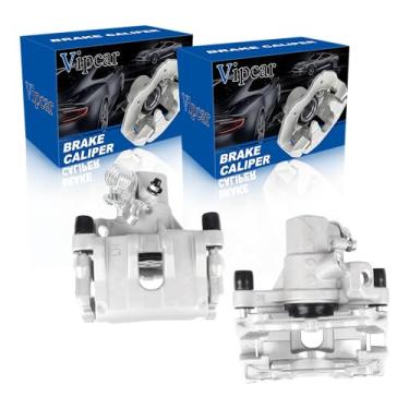 Imagem de VIPCAR Conjunto de pinça de freio traseiro com suporte – compatível com Ford Focus 2012–2018, Ford EcoSport 2018–2022, traseira esquerda e direita, serve 1.0L/2.0L AWD e FWD, pacote com 2 19B6285B