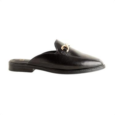 Imagem de Mule Rasteira Dm Solare Preto, Egeu preto, 35