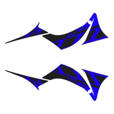 Imagem de Kit Adesivo Protetor Compatível Lander Xtz 250 2009 Azul