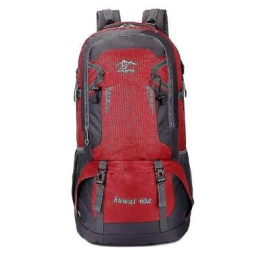 Imagem de Mochilas laranja ed 60l casual esporte ao ar livre bolsa swagger polia