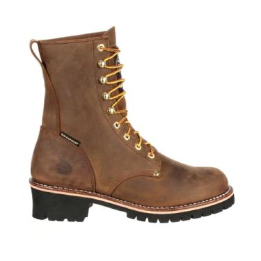 Imagem de Georgia Boot Bota de trabalho impermeável com isolamento 400G Steel Toe, Marrom, 10 Wide