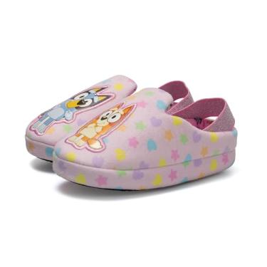 Imagem de Bluey e chinelo Bingo Scuff, Azul-claro, rosa, 13-14 Toddler