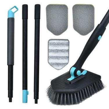 Imagem de Escova de limpeza de chuveiro MOSEN 3 em 1, lavador de banheira e azul