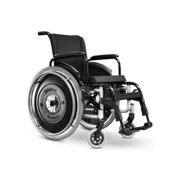 Imagem de Cadeira de rodas avd alumínio avd 38 cm - ortobras, Prata