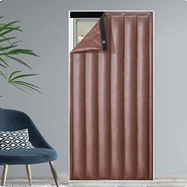 Imagem de Cortina de porta isolada, cortinas de inverno, cortina de porta térmica, tela à prova de vento, à prova de água, barreira à prova de som, cobertor de inverno resistente, proteção contra frio, mantém