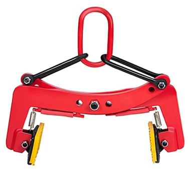 Imagem de Braçadeiras de elevação de 1,999 kg Braçadeira de elevação de placa de abertura de mandíbula Braçadeira de placa vertical para levantar e transportar clipe de pedra pendurada ardósia, A3 (abertura 180