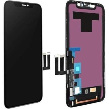 Imagem de Substituição da tela de toque LCD para iPhone 11 A1901 A1865 - preto -