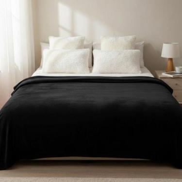 Imagem de Cobertor Manta Casal Microfibra Mantinha Soft - Carinha de Anjo Enxova