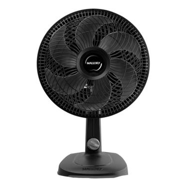 Imagem de Ventilador Compact Mallory Turbo 6 Pás 30cm Preto 127v
