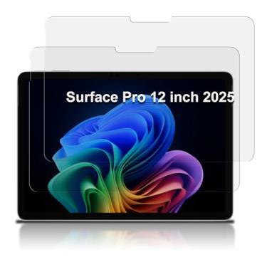 Imagem de MiKoyi Protetor de tela para Surface Pro 30.5 cm 2025, suporta Surface Pen, filtro de tela antiluz azul, película de vidro temperado 9H compatível com Microsoft Surface Pro 12 polegadas 2025