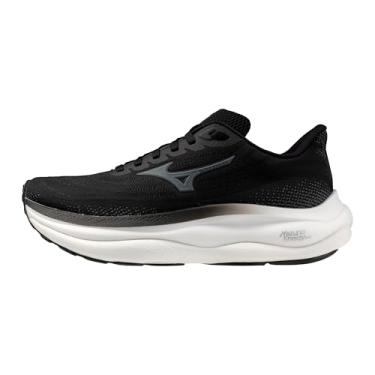 Imagem de Mizuno Tênis de corrida feminino Wave Sky 9, Preto, cinza metálico, 37