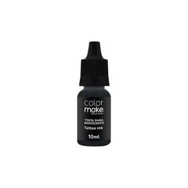 Imagem de Tinta Aerógrafo Airbrush Maquiagem Artística 10ml Colormake Tattoo Cos