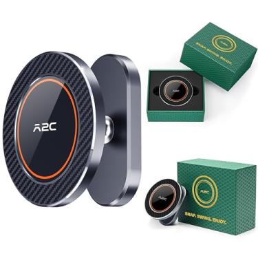 Imagem de A2C Suporte magnético de liga para celular para carrinho de golfe compatível com MagSafe iPhone 16 Pro Max Plus 15 14 13 12 Mini, serve para EZGO, Club Car, Yamaha, ícone, acessórios de carrinho de