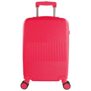 Imagem de Mala de Viagem Bordo Fun 20 em Abs rodinhas 360 Premium - Yins, Rosa