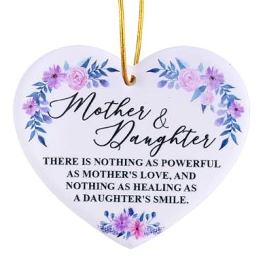 Imagem de Enfeites de Natal para mãe e filha, presente de aniversário para mamãe, mamãe de longa distância, mãe e filha, enfeite de Natal para mamãe, eu te amo, mamãe