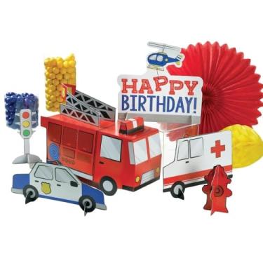 Imagem de First Responders Table Decorating Kit | Multicolor | 1 Kit