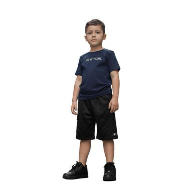 Imagem de Conjunto infantil Masculino camiseta e bermuda evolved boy new york-Masculino