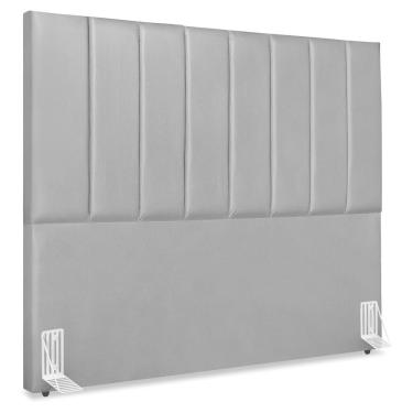 Imagem de Cabeceira Queen 160 Cm Com Frame Dalia Corino Cinza Artte Cinza