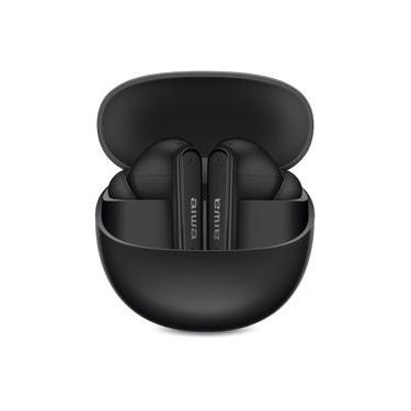 Imagem de Fone de Ouvido Eardbud AIWA AWS-EB-04-B Bluetooth IPX4 ANC 26 Horas de bateria Bivolt