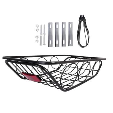 Imagem de kowaku Cesto traseiro para bicicleta, transportador de animais de estimação, organizador de bagagem, cesto de carga para ciclismo, O Shaped