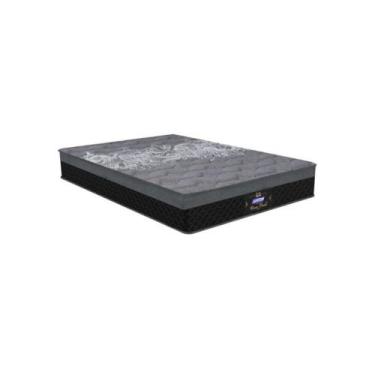 Imagem de Colchão Mola Ouro Preto 138x188cm Gazin Preto/cinza - GAZIN COLCHÕES