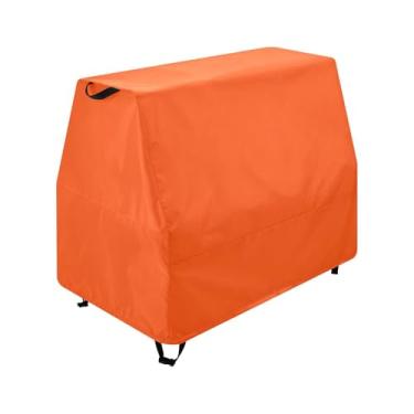 Imagem de Qilmy Plain Orange Solid Color Kids Water Table Cover, Duty Waterproof Patio Table Covers for Outdoor Toddler Splash Tables, UV Resistant & Dustproof Play Table Protector, Cover Only