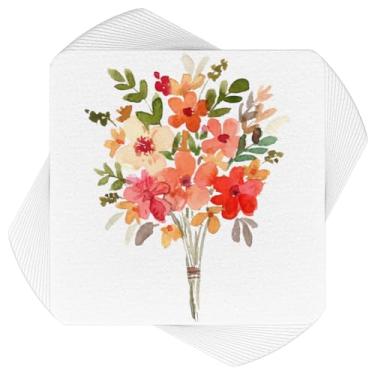 Imagem de PH PandaHall 100 peças quadradas de papel branco, 9 x 9 cm, azulejos de papel de qualidade artística, pasta de algodão, papel aquarela, cartões comemorativos, suprimentos de desenho para calígrafo