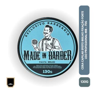 Imagem de Cera Capilar Modeladora Efeito Brilho/Molhado Fixação Forte Made in Ba