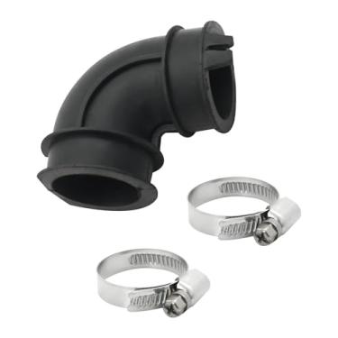 Imagem de WD24X33918 Bomba de circulação para máquina de lavar louça mangueira de cotovelo serve para máquinas de lavar louça GE, número de peça de substituição WD19X25460, WD19X25700 etc