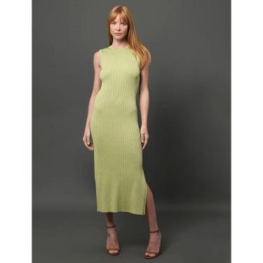 Imagem de Vestido Feminino Midi de Tricot Canelado Calvin Klein-Feminino