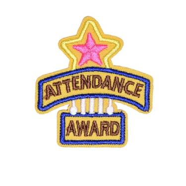 Imagem de Ruoming 1 PÇ Emblema bordado de frase com aplique de crachá de ferro na costura (5 x 5,5 cm)