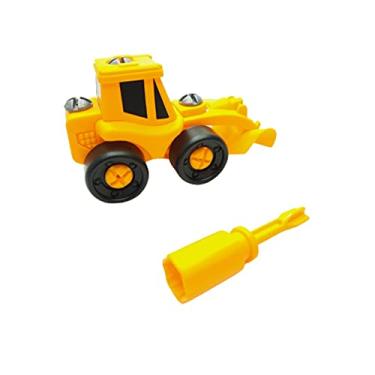 Imagem de Trator Caminhão Monta e Desmonta Brinquedo Educativo Art Brink