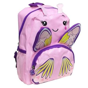 Imagem de Mochila Infantil Pequena Costa Pets Borboleta Panda Escolar