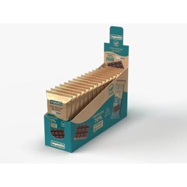 Imagem de CHOCOLATE 70% COM AÇÚCAR DE COCO BARRINHAS 13gr DISPLAY 15 UNID