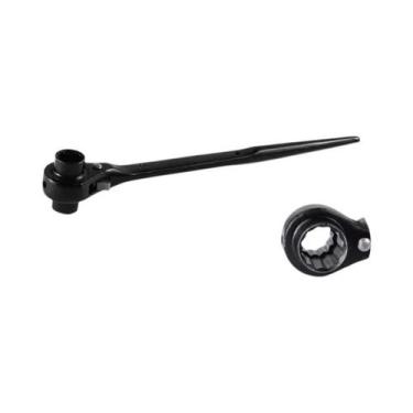 Imagem de Chave De Catraca Dupla Preta Com Liberação Rápida Para Andaimes E Trab