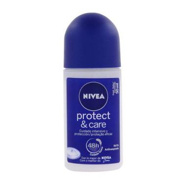Imagem de DESODORANTE NIVEA ROLL-ON PROTECT CARE FEM 50ML - Proteção e Conforto
