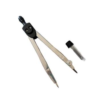 Imagem de Compasso Escolar Sem tira linha metal com grafite da KAZ - KAZan