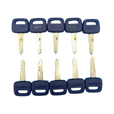 Imagem de Chave De Ignição Com Cabo Preto Para Equipamentos Pesados Komatsu 787: