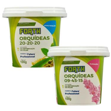 Imagem de Kit Adubo Forth Orquídeas Floração e Manutenção 100g
