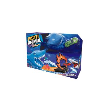 Imagem de Super Pista Animal Loop Carrinho de Metal SPA027T - Fenix