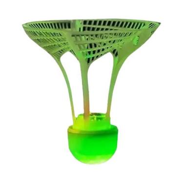 Imagem de Peteca De Badminton Que Brilha No Escuro E À Prova De Vento Para Trein