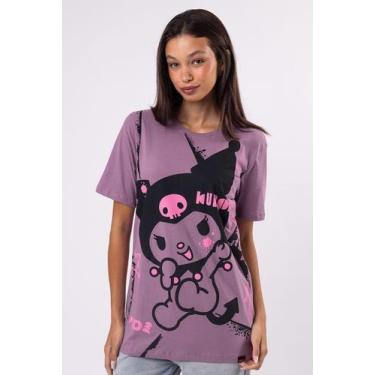 Imagem de Camiseta Hello Kitty Kuromi Star - Piticas, G, Roxo