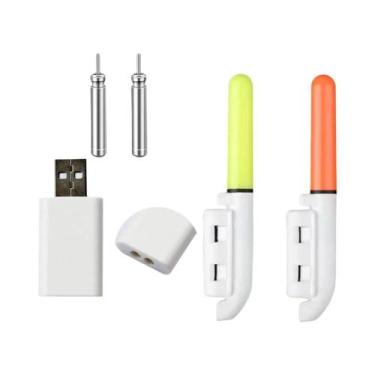 Imagem de Lanterna De Pesca Noturna LED Com Bateria De Lítio 3.6V, Carregamento 