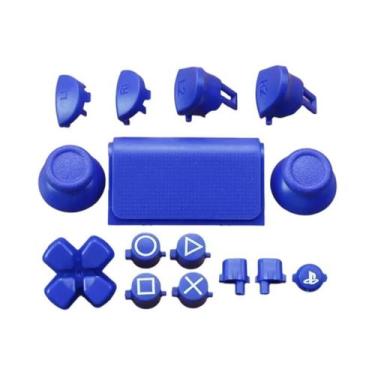 Imagem de Conjunto Completo De Botões E Joysticks Para Controle PS4 pro Slim, Ca