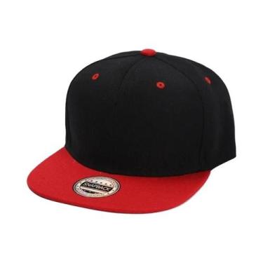 Imagem de Boné Unissex Com Aba Reta Em Cores Contrastantes, Proteção Solar, Moda