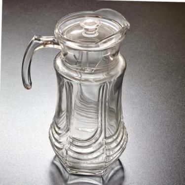 Imagem de Jarra De Vidro Com Tampa Água Suco Base Espiral 1800Ml - Imports